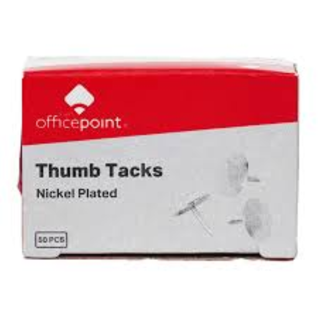 OFFICE POINT THUMB TACKS 50S